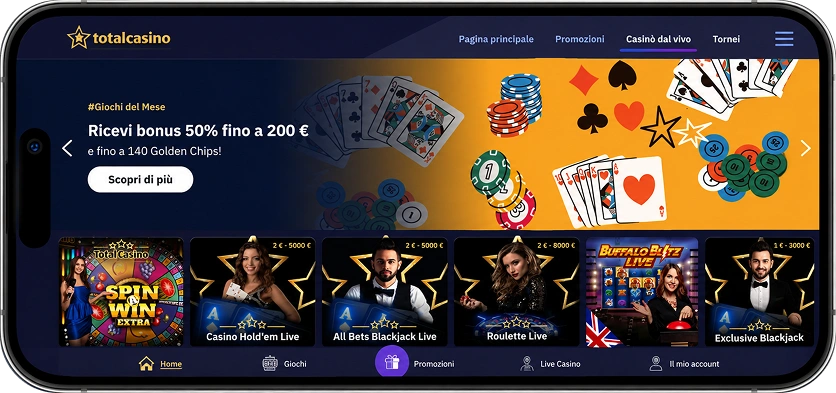 Total Casino Mobile app